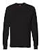 Hanes Men's Tagless Long Sleeve T-Shirt with a Pocket - Large - Black