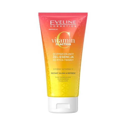 Eveline Cosmetics Gel-essence nettoyant pour le visage - Vitamin C 3x Action