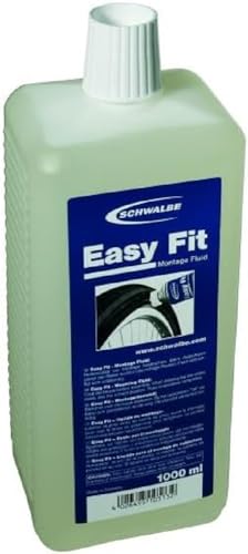 Schwalbe Easy Fit Montageflüssigkeit – 50 ml Schwammdose oder 1 L Nachfüllflasche – Reifenmontage-Fluid für Fahrradreifen, Tubeless, Draht- & Faltreif