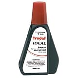 Self-Inking Stamp Ink - 1oz Refill Bottle- Red