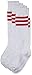 3street Unisex Knee High Triple Stripe Athletic Soccer Tube Sock 2/6/10 Pairs
