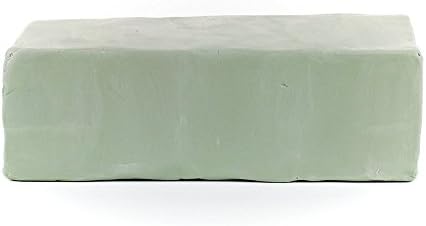 Van Aken International, VA10328, Sulfur Free Sculpting Clay, Gray Green Medium, 2 Pound Bar