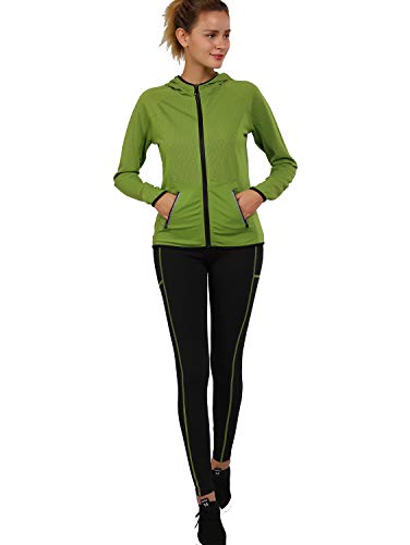 Activewear Sets for Women-Track Leggings Pants Hoodie Jackets 2PiecesSet Tracksuits Yoga Jogging Outfit Workout Gymwear