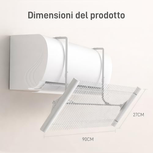 UEMUSI Air Conditioning Deflector, Adjustable Climatiseur Deflecteur Aluminium Alloy and ABS Anti Direct Blowing Diffuser Air Conditioning