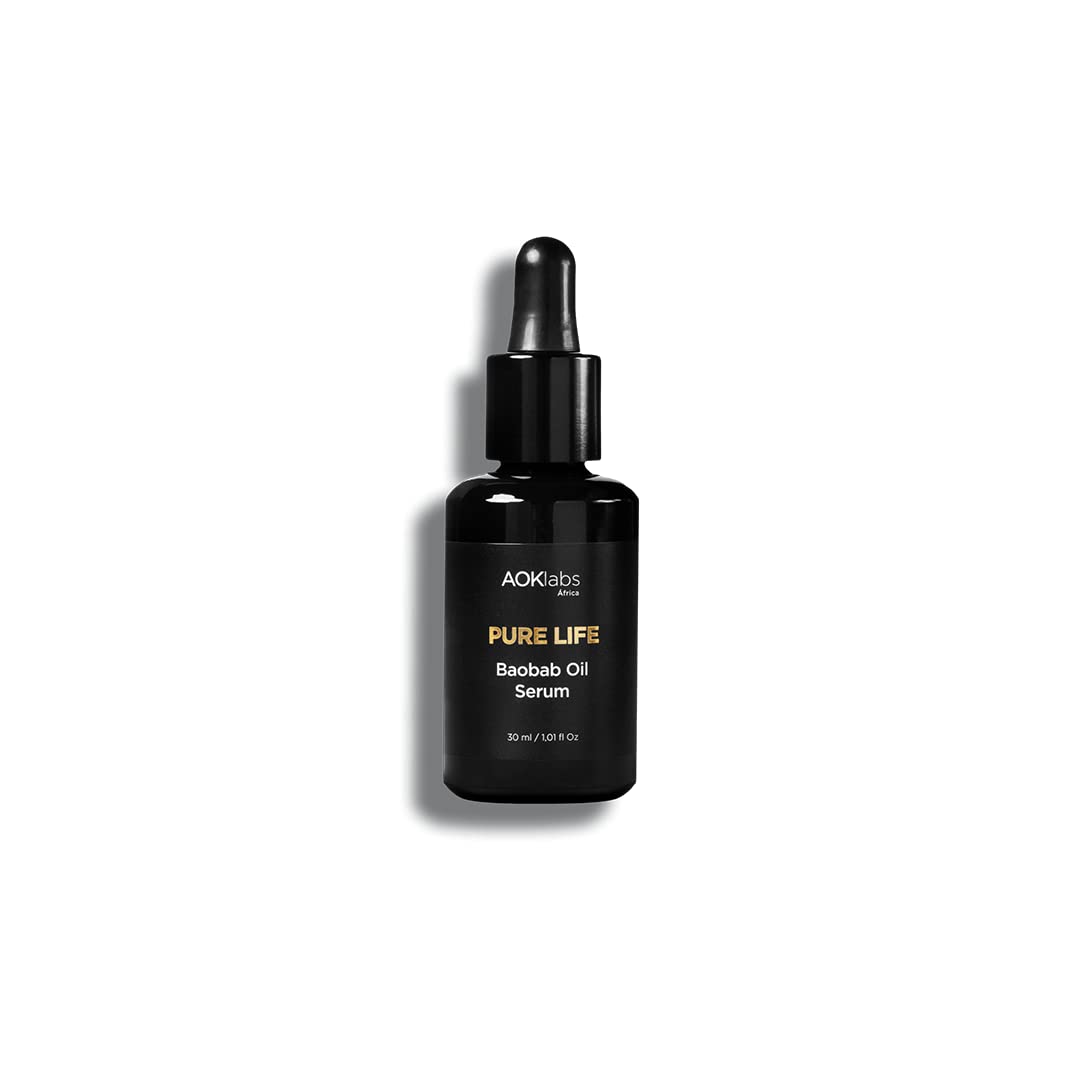 AOKLabs - Baobab Oil Day and Night Facial Serum I Powerful Anti-aging Serum, enriched with vitamins for the daily care of all skin types I Regenerates, moisturizes and nourishes your skin I 30 ml