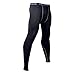 BeneU Sports Compression Running Gym Exercise Lycra Elastic Tight Pants Leggings for Men Male(Size S)