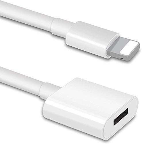 Onepeace Extender Cable Connector Female to Male Pass Audio Video Music Data and Power Charge 6.6ft Female to Male Extension Cable - White - Thumbnail 5