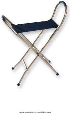 Portable Folding Seat Cane, Quattro 4 Leg Seat Cane, (1 EACH, 1 EACH)