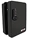 KeyGuard SL-8548-UB Combination Key Cabinet, Key Holder Wall Mount, Keyless Key Storage Cabinet, Key Lock Box or Safe Box with 48 Hooks, 3 Dial, Dual Access, Comes with 24 Key Tags, Black Finish