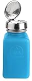 Menda Bottle, One-Touch Pump, 6 oz, Blue