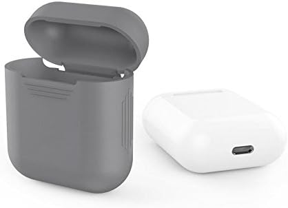 MERES AirPods Case and straps, Protective Silicone Airpods Shockproof Cover for Apple Airpod Charging Case and Wire Cable Connector for iPhone 7/9Plus earphone