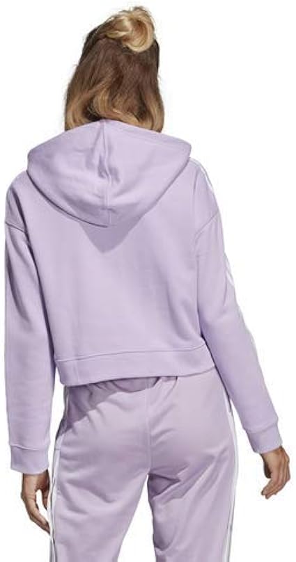 adidas cropped hoodie lila