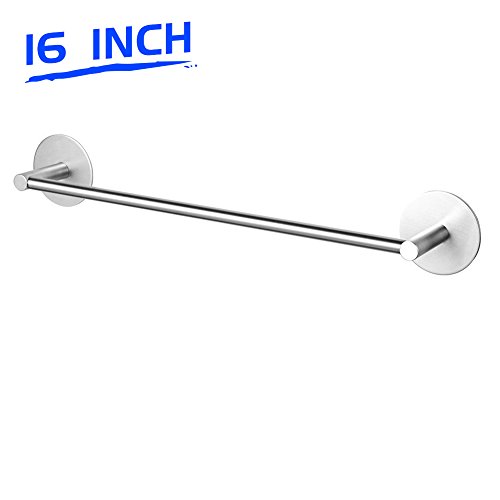 image for LuckIn Kitchen Towel Rod 16-Inch Towel Bar Stainless Steel,Hand Towel 