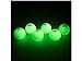 Sundown Golf Glow in The Dark Golf Balls - 6 Pack with 2 UV Flashlights, Plays Like A Standard Ball