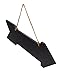 Juvale Hanging Chalkboard Directional Arrow Sign for Party and Decoration, 15.5 x 4 Inches
