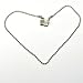 DragonPad 2pcs 70cm Metallic Ballchain 4.5mm Napkin Clip Lanyard Neck Strap for Elderly/adult/baby