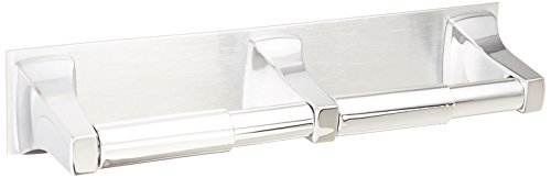 UPC 034584701190, Moen R5580 Commercial Double Roll Toilet Paper Holder, Chrome