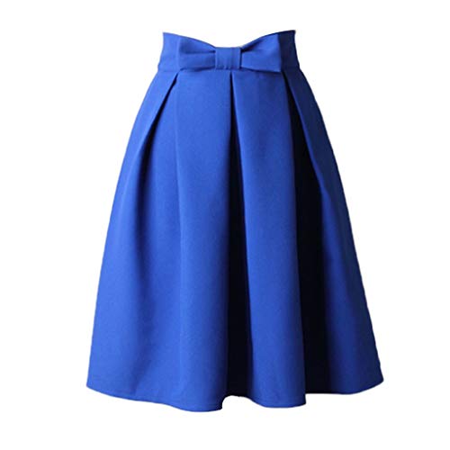 VEZAD High Waist Pleated A Line Long Skirt Women Front Slit Belted Maxi Skirt