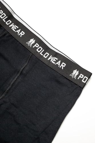 Kit 6 Cuecas Masculinas Boxer Algodão Sem Costura Lateral Polo Wear