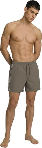 Uomo Pantaloncino da Bagno Medium Drawstring Core con Cordoncino, Verde (Deep Lichen Green), S