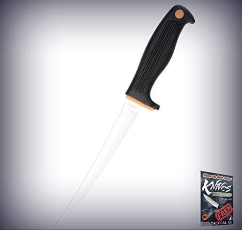 New Clearwater II 2 Fillet Pro Tactical Elite Knife 12 1/4-inchOverall Stainless Orange for Home Camping Hunting Rescue + free Ebook by ProTactical"US