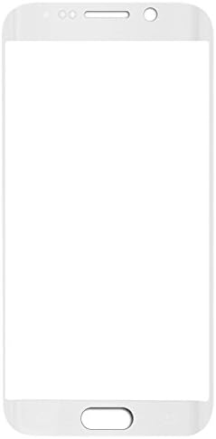 UU FIX LCD Display Bezel, For Samsung Galaxy S6 Edge (White),Touch Screen Glass Lens Digitizer Front Cover Replacement Screen Front Glass Lens Repair with Tool Kit