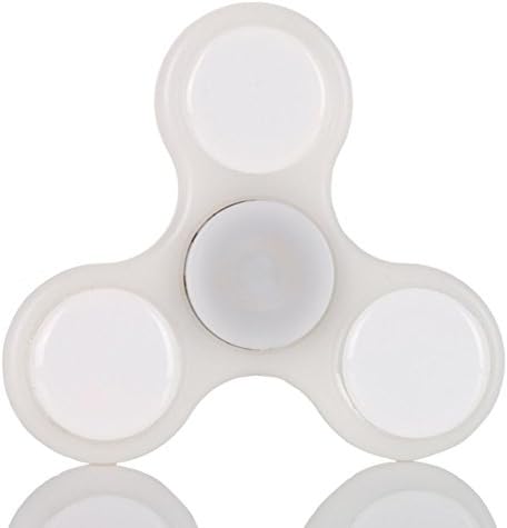 Fidget Hand Spinner with Light, Tri Spinner Toy with 3 Colored Shining, Anxiety Toy Helps Focus, Stress Reducer, Perfect for ADD, ADHD, Anxiety, and Autism Adult Children