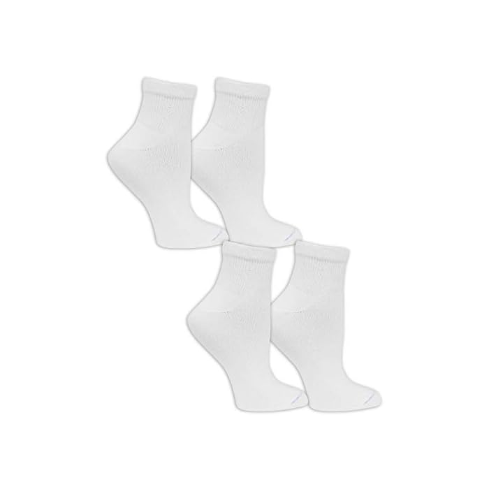 Dr. Scholl's Women's 4 Pack Diabetic and Circulatory Non Binding Ankle Socks