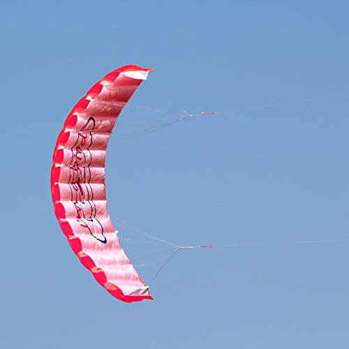Cumtur Beach Kite,1.4m Dual Line Kitesurfing Stunt Parachute Soft Parafoil Surfing Kite Sport Kite Huge Large Outdoor Activity Beach Flying Kite - Thumbnail 7