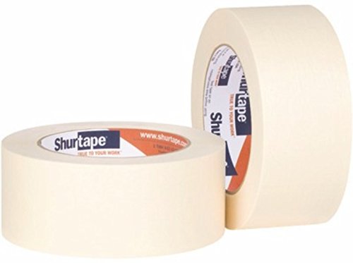 Shurtape CP-106/NAT260 Shurtape CP-106 Economy Grade Masking Tape: 2" x 60 yd, Natural