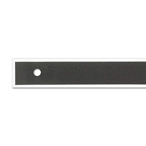 Alumicolor 1569-1 Aluminum Standard Straight Edge with Non-Slip Back, 6IN, Silver