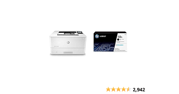 HP Laserjet Pro M404dn Monochrome Laser Printer With Built-In Ethernet \u0026  Double-Sided Printing - Ethernet Only (W1A53A) with Standard Yield  Black-Toner-Cartridge : Office Products - Amazon.com