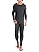 David Archy Men’s Ultra Soft Warm Stretchy Cotton Fleece Lined Base Layer Top & Bottom Thermal Set Long John with Flythumb 1