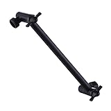 Kes All Brass Shower Extension Arm Adjustable Extender Showerhead Articulating Riser for Rainfall Shower Head Oil Rubbed Bronze, PSA10S10-7