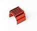 Helion HLNA0176 Animus Aluminum Motor Heat Sink, Orange