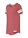 Champion Men's Authentic Originals Triblend Varsity Short Sleeve Tee, Carmine Red Heather, Medium
