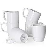 Sweese 605.001 Porcelain Stackable Mug Set - 16