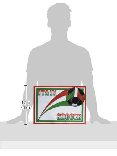 Beistle Plastic Yard Sign, 12-Inch by 16-Inch, Italy