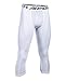 Under Armour Men's HeatGear® Armour Compression ¾ Leggings LG White