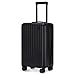 GoPenguin Luggage, Carry On Luggage with Spinner Wheels, Hardshell Suitcase for Travel with Built in TSA Lock Black