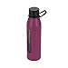 Takeya 22 Ounce Classic Glass Water Bottle with Silicone Sleeve and Twist Cap, Purple