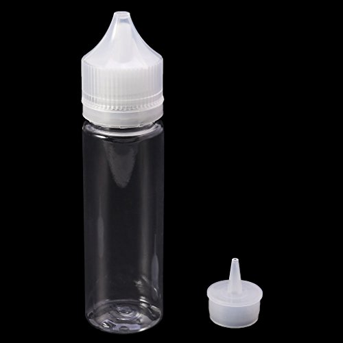 SimpleLif PET Plastic Empty Dropper Liquid Eye Clear Water Bottle Long Tip Cap 50ml - Thumbnail 2