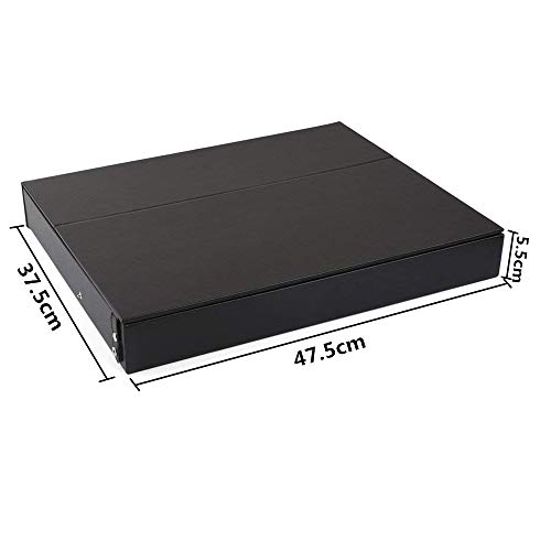 Youzpin Eyeglasses Storage Dust-Proof Display Box,Sunglasses Display Case Folding Lid Stand Holder Tray Case,Glasses Jewellery and Watches Storage Display Container~8 Grid - Thumbnail 2