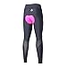 beroy Womens Padded Cycling Pants - Bike Pants Women with Padding - Cycling Tights for Women(XS Black)