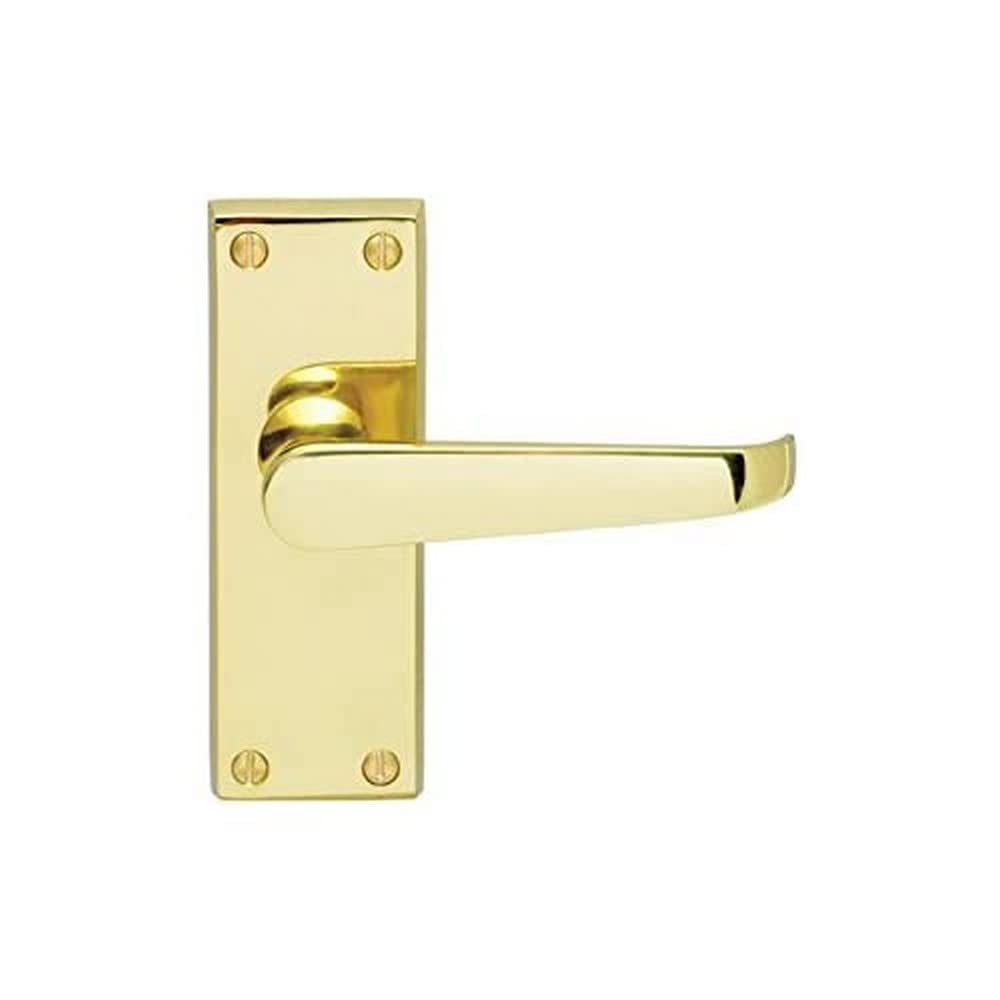 Carlisle Brass CBV31/BP Traditional Victorian Straight Door Handle, 120 x 40 mm