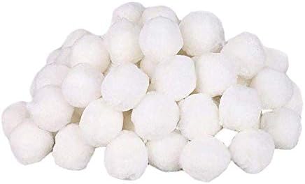 Jamisonme Pool Filter Balls Eco, Friendly Fiber Media Capacity 8L for Perfect Bio Balls Aquarium and Pond Filter Media Capacity