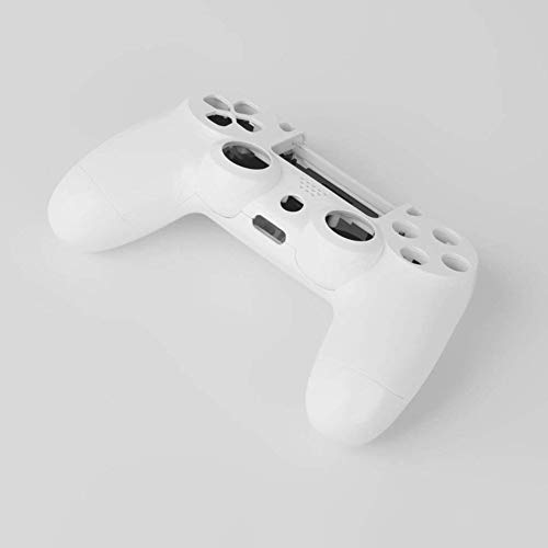 DierCosy Replacement Full Housing Shell Case Cover with Buttons Mod Kit for PlayStation4 PS4 Wireless Controller White Electronic Accessories