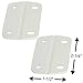 Smaller Replacement Coleman Cooler Hinges fits most 40-68 Qt Chest Coolers, 2-pk