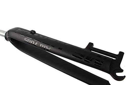 MEROCA MTB Ultralight Rigid Fork M6 26/27.5/29 Inch Disc Brakes Mountain Bike Bicycle Front Fork Rainbow Reflection Anti-cursor (UV Bright Black) - Thumbnail 2