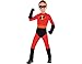 Party City Boys Dash Costume - Disney The Incredibles - Red Jumpsuit, Gloves & Mask - Ages 4-6, Halloween